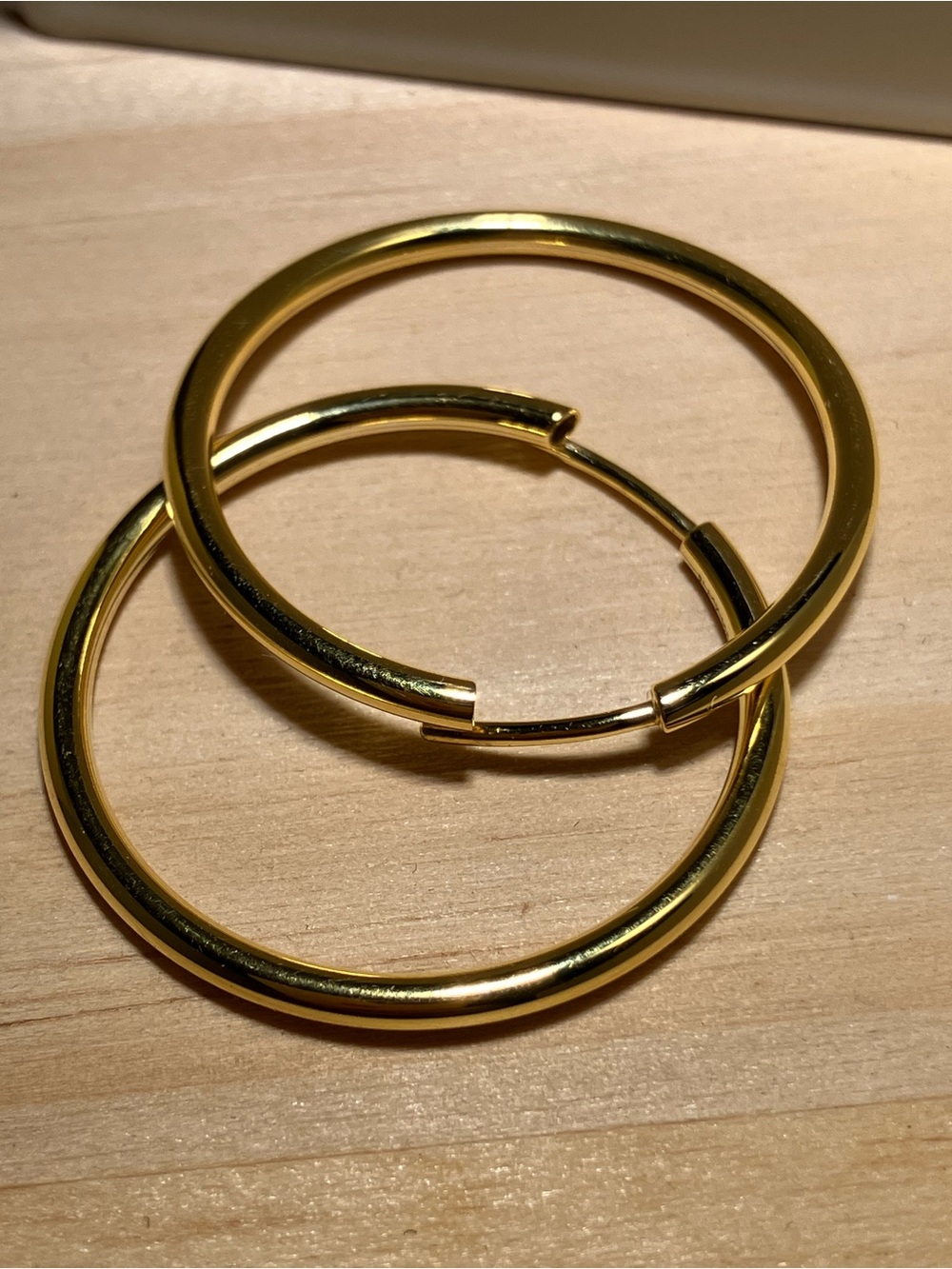 Maria Black Senorita 25 Gold Hoop Earrings